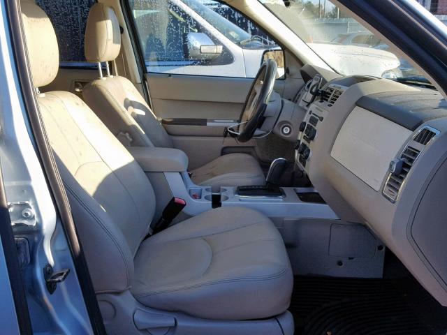 4M2CU87108KJ54474 - 2008 MERCURY MARINER PR 蓝色 照片 5