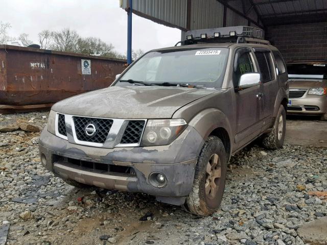 5N1AR18U15C781409 - 2005 NISSAN PATHFINDER BROWN photo 2