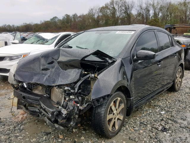 3N1AB6AP2BL718929 - 2011 NISSAN SENTRA 2.0 BLACK photo 2