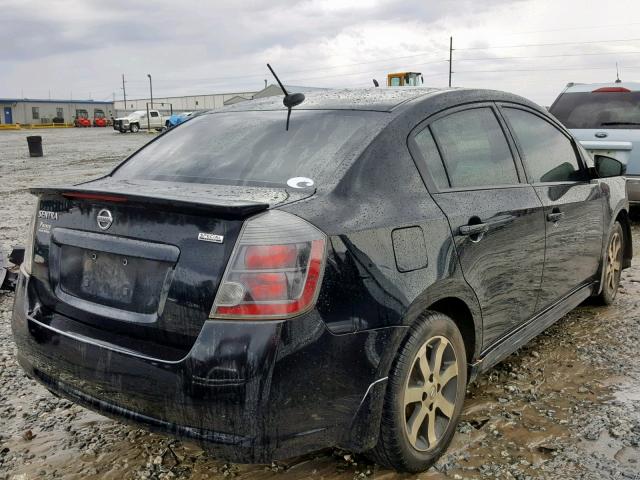 3N1AB6AP2BL718929 - 2011 NISSAN SENTRA 2.0 BLACK photo 4