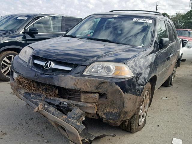 2HNYD18824H534572 - 2004 ACURA MDX TOURIN BLACK photo 2