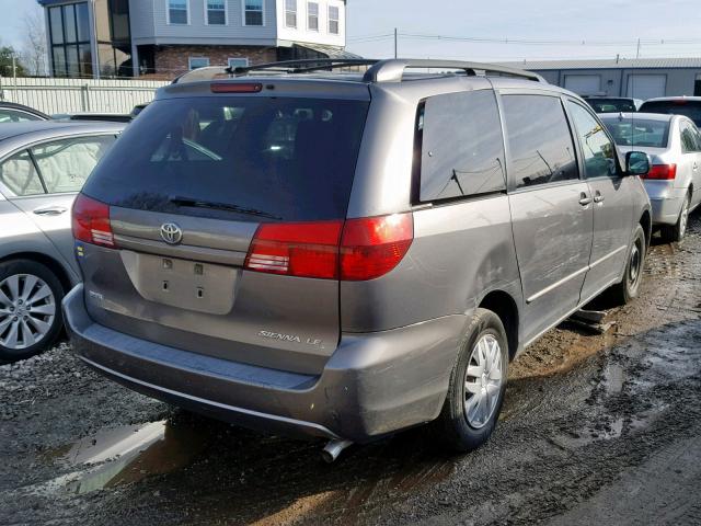 5TDZA23C65S344636 - 2005 TOYOTA SIENNA CE GRAY photo 4