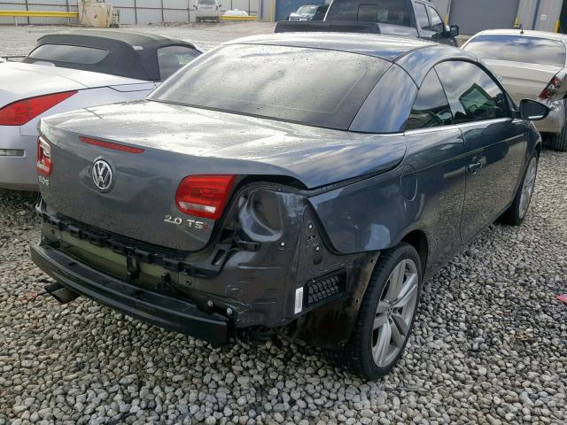 WVWFW8AH3EV003318 - 2014 VOLKSWAGEN EOS LUX 灰色 照片 4