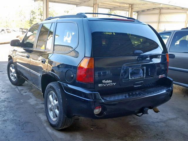 1GKDS13S472123298 - 2007 GMC ENVOY BLACK photo 3