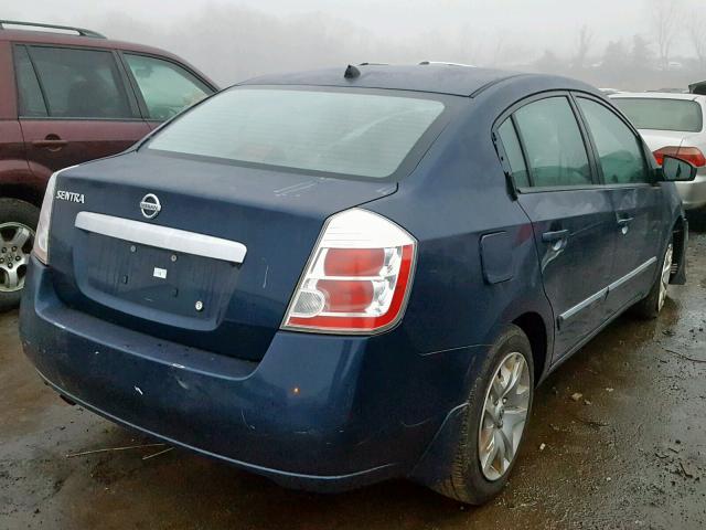 3N1AB6AP8AL612550 - 2010 NISSAN SENTRA 2.0 BLUE photo 4