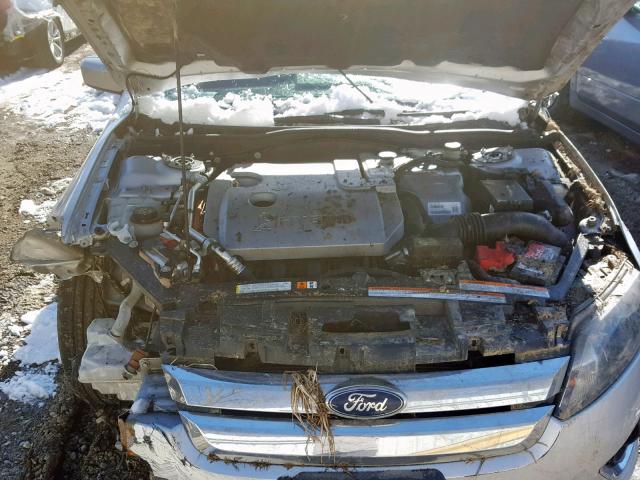 3FADP0L38BR215198 - 2011 FORD FUSION HYB SILVER photo 7