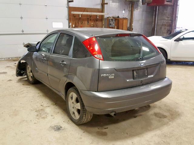 1FAHP37NX7W260811 - 2007 FORD FOCUS ZX5 GRAY photo 3