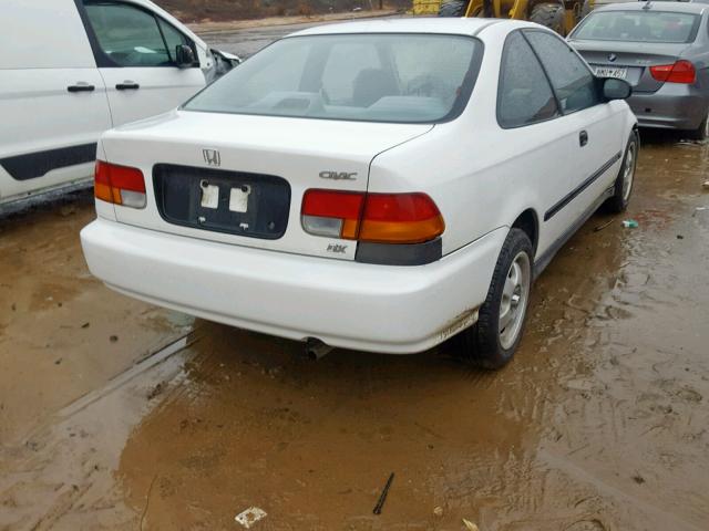 1HGEJ6221TL072527 - 1996 HONDA CIVIC DX WHITE photo 4