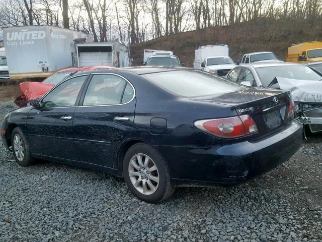 JTHBA30GX45055518 - 2004 LEXUS ES 330 BLUE photo 3