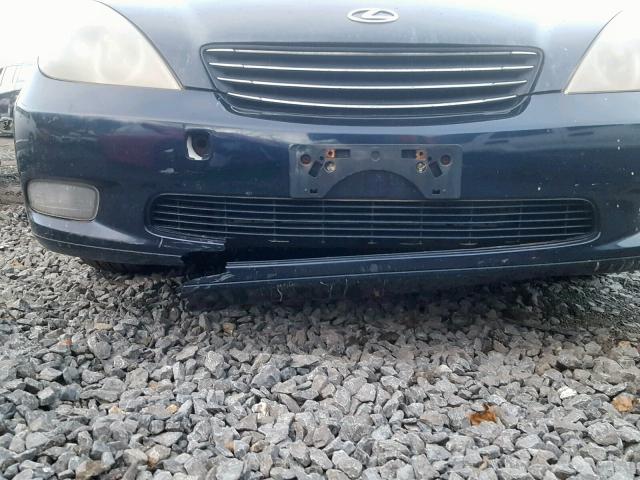 JTHBA30GX45055518 - 2004 LEXUS ES 330 BLUE photo 9