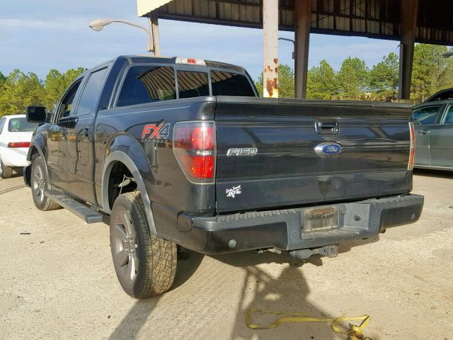 1FTFW1ET9CFA26826 - 2012 FORD F150 SUPER BLACK photo 3