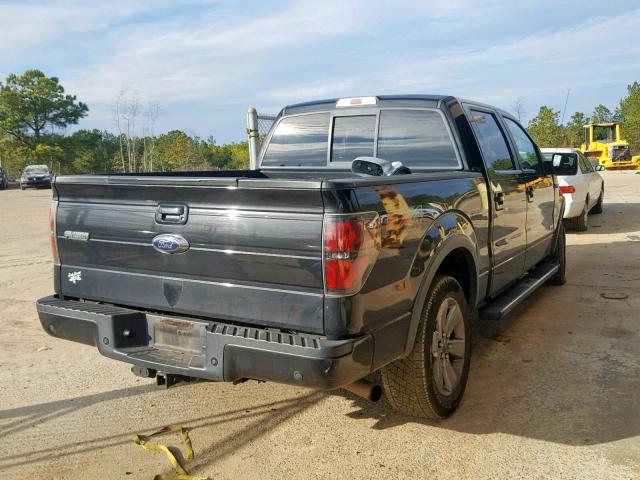 1FTFW1ET9CFA26826 - 2012 FORD F150 SUPER BLACK photo 4