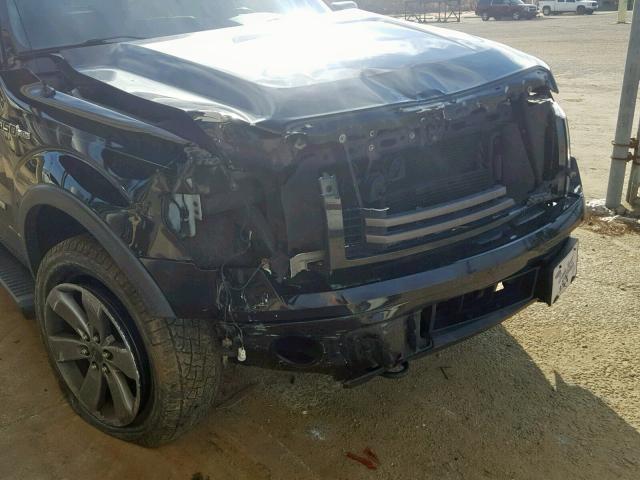 1FTFW1ET9CFA26826 - 2012 FORD F150 SUPER BLACK photo 9