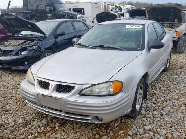 1G2NF52FX2C310388 - 2002 PONTIAC GRAND AM S SILVER photo 2