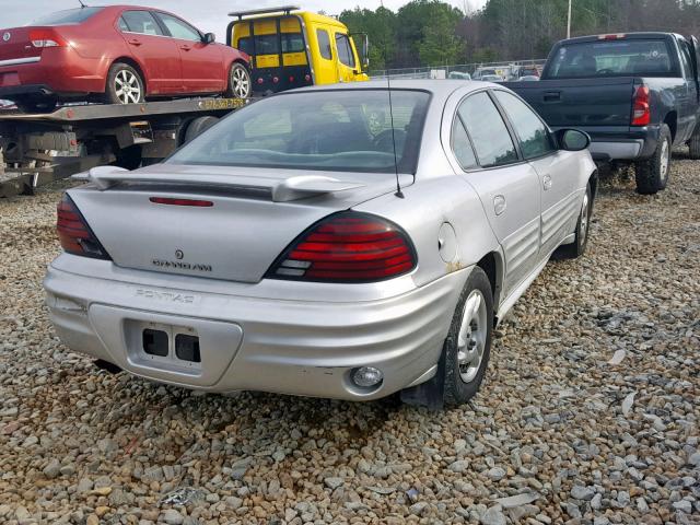 1G2NF52FX2C310388 - 2002 PONTIAC GRAND AM S SILVER photo 4