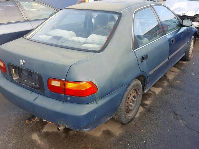 JHMEG8659PS041131 - 1993 HONDA CIVIC LX BLUE photo 4