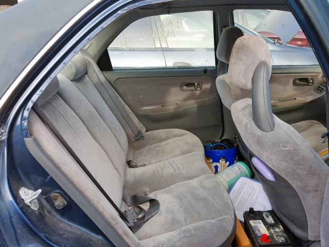 JHMEG8659PS041131 - 1993 HONDA CIVIC LX BLUE photo 6