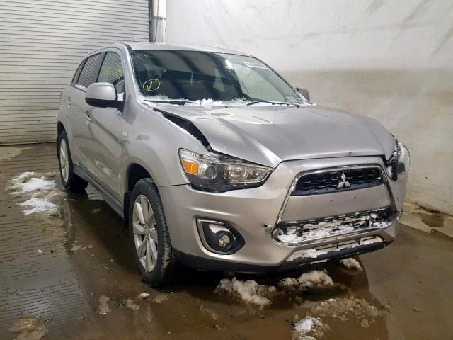 4A4AR3AU8FE005223 - 2015 MITSUBISHI OUTLANDER SILVER photo 1