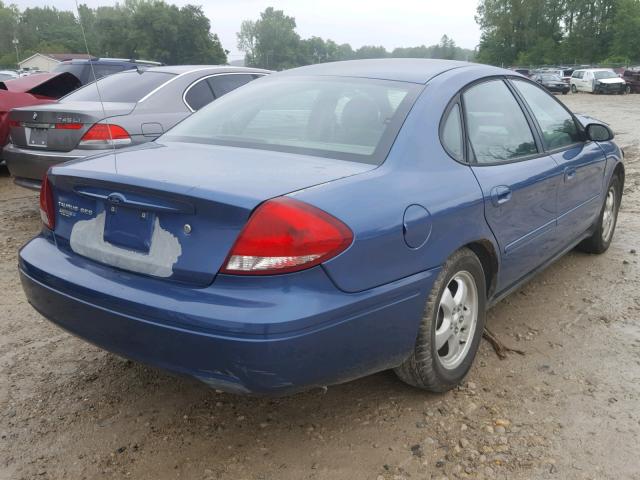 1FAFP55S04A190109 - 2004 FORD TAURUS SES BLUE photo 4