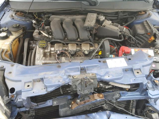 1FAFP55S04A190109 - 2004 FORD TAURUS SES BLUE photo 7