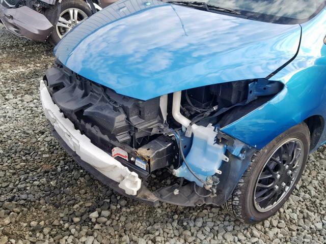 JM1DE1HY2B0130061 - 2011 MAZDA MAZDA2 BLUE photo 9