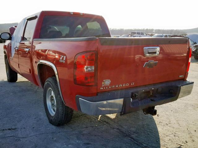 2GCEK133281277244 - 2008 CHEVROLET SILVERADO RED photo 3