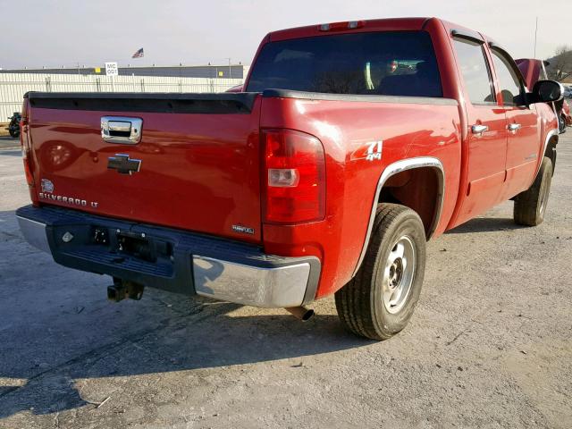 2GCEK133281277244 - 2008 CHEVROLET SILVERADO RED photo 4