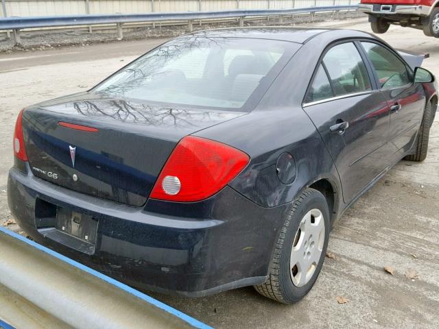 1G2ZF55B264262346 - 2006 PONTIAC G6 SE BLACK photo 4