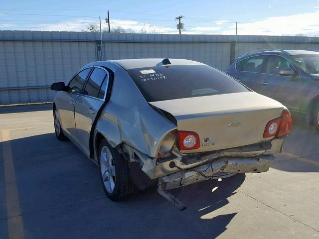 1G1ZA5EU1CF218066 - 2012 CHEVROLET MALIBU LS ოქროსფერი ფოტო 3