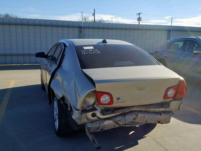1G1ZA5EU1CF218066 - 2012 CHEVROLET MALIBU LS ოქროსფერი ფოტო 9