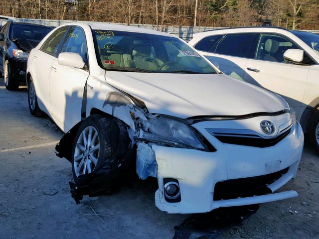 4T1BB3EKXBU127795 - 2011 TOYOTA CAMRY HYBR WHITE photo 1