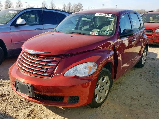 3A4FY48B77T533602 - 2007 CHRYSLER PT CRUISER RED photo 2