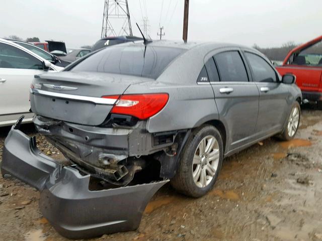 1C3CCBBB2CN300021 - 2012 CHRYSLER 200 TOURIN GRAY photo 4