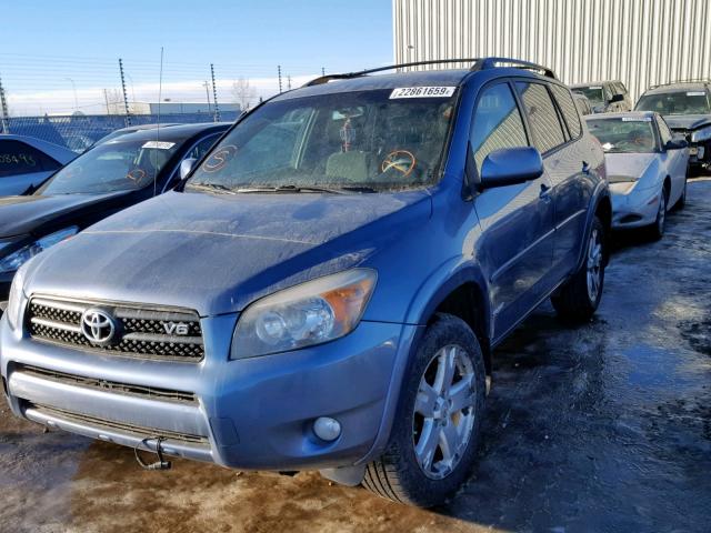 JTMBK32V766006803 - 2006 TOYOTA RAV4 SPORT BLUE photo 2