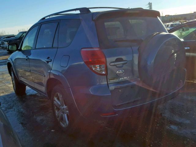 JTMBK32V766006803 - 2006 TOYOTA RAV4 SPORT BLUE photo 3