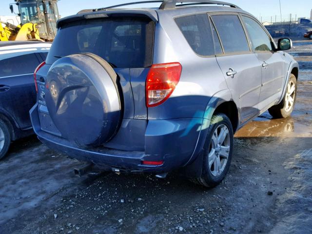 JTMBK32V766006803 - 2006 TOYOTA RAV4 SPORT BLUE photo 4