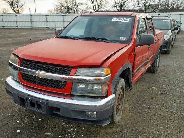 1GCCS13E988123202 - 2008 CHEVROLET COLORADO RED photo 2