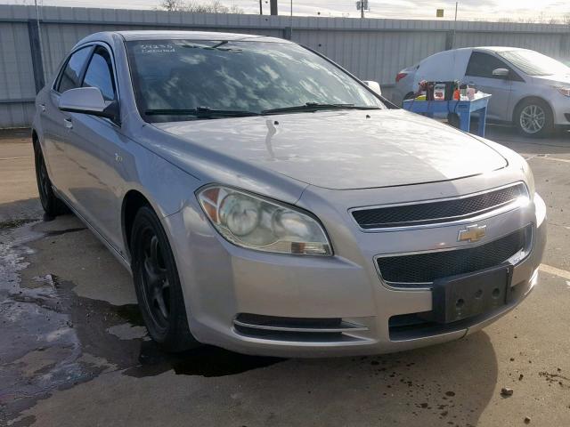 1G1ZH57B28F200125 - 2008 CHEVROLET MALIBU 1LT SILVER photo 1