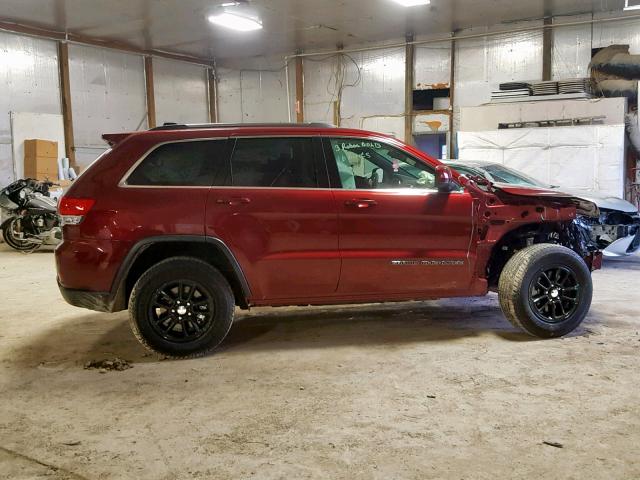 1C4RJFAG9JC506056 - 2018 JEEP GRAND CHER MAROON photo 9