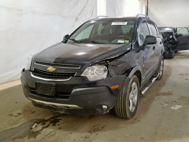 3GNAL2EK5CS625936 - 2012 CHEVROLET CAPTIVA SP BLACK photo 2