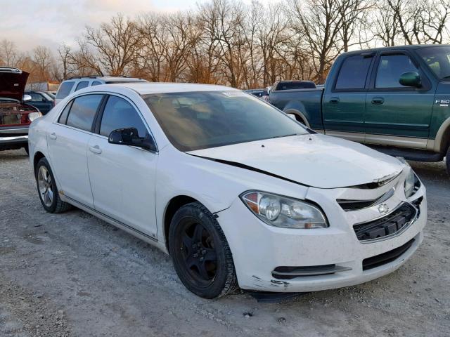 1G1ZH57B594203209 - 2009 CHEVROLET MALIBU 1LT WHITE photo 1