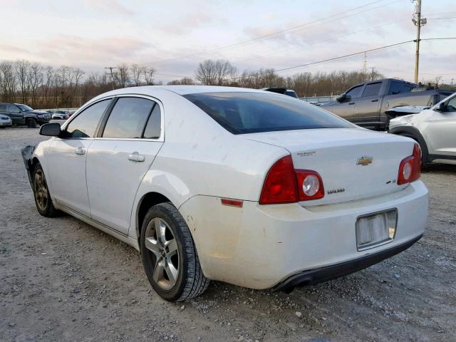 1G1ZH57B594203209 - 2009 CHEVROLET MALIBU 1LT WHITE photo 3