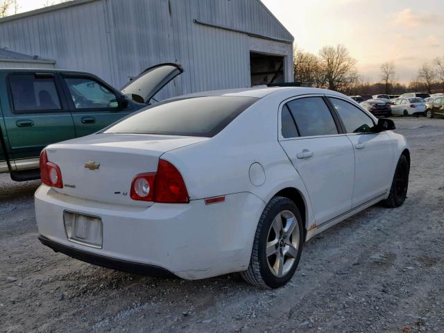 1G1ZH57B594203209 - 2009 CHEVROLET MALIBU 1LT WHITE photo 4