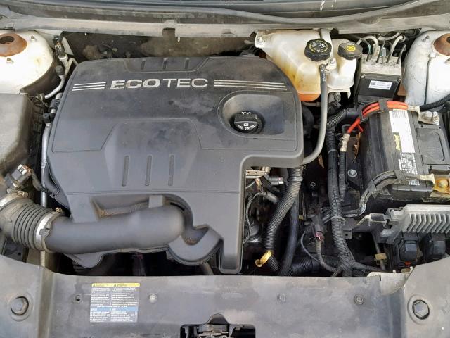 1G1ZH57B594203209 - 2009 CHEVROLET MALIBU 1LT WHITE photo 7