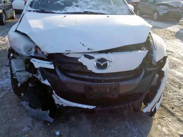 JM1CW2DL6C0126069 - 2012 MAZDA 5 WHITE photo 9