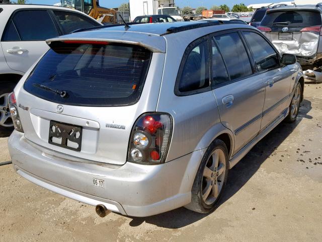 JM1BJ246731103317 - 2003 MAZDA PROTEGE PR SILVER photo 4