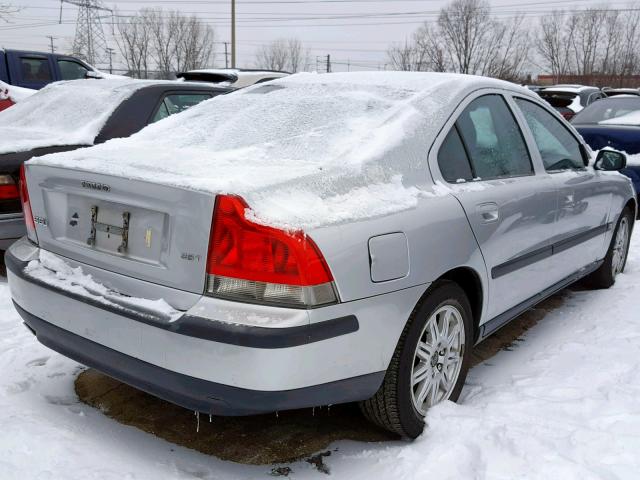 YV1RS59V242400918 - 2004 VOLVO S60 2.5T GRAY photo 4