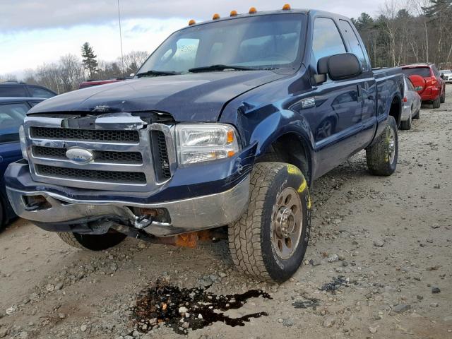 1FTWX31505EC75086 - 2005 FORD F350 SRW S 蓝色 照片 2