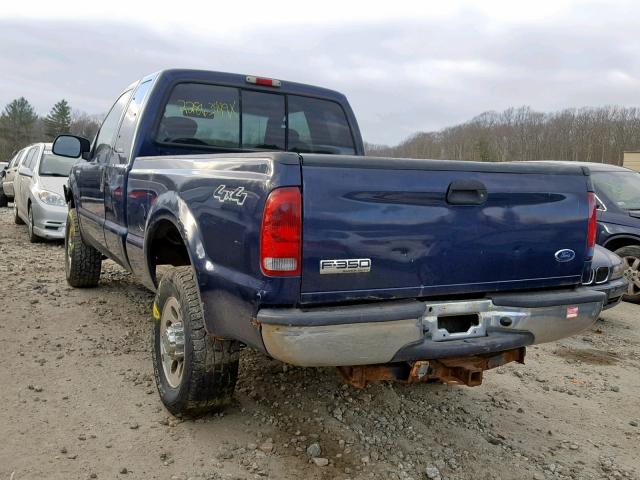 1FTWX31505EC75086 - 2005 FORD F350 SRW S 蓝色 照片 3