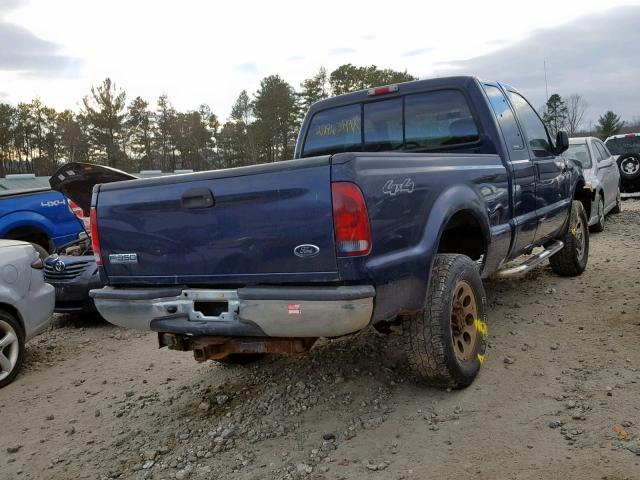 1FTWX31505EC75086 - 2005 FORD F350 SRW S 蓝色 照片 4